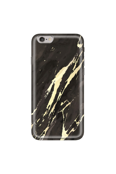 APPLE - iPhone 6S - Soft Clear Case - Marble Ivory Black