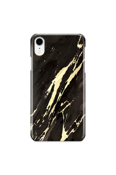 APPLE - iPhone XR - 3D Snap Case - Marble Ivory Black