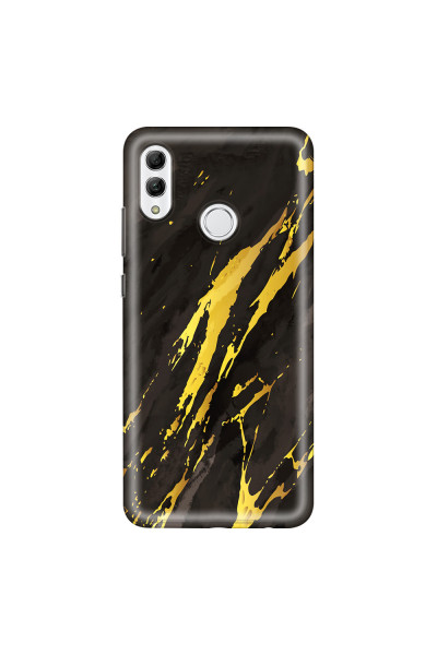 HONOR - Honor 10 Lite - Soft Clear Case - Marble Castle Black