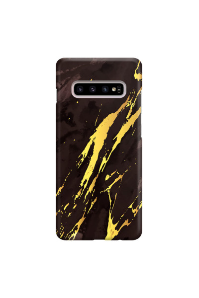 SAMSUNG - Galaxy S10 Plus - 3D Snap Case - Marble Royal Black