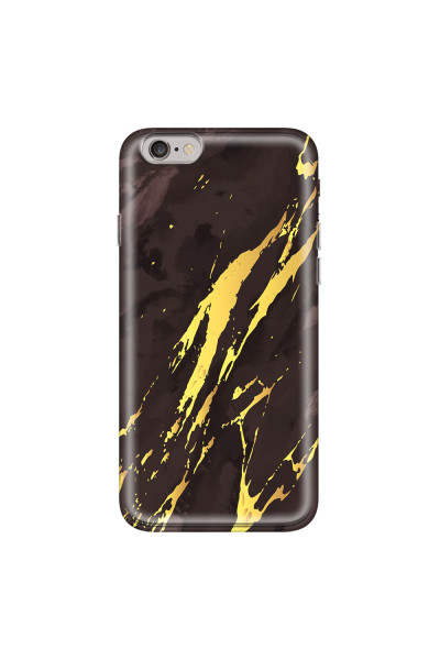 APPLE - iPhone 6S Plus - Soft Clear Case - Marble Royal Black