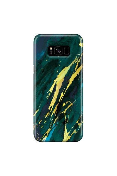 SAMSUNG - Galaxy S8 Plus - 3D Snap Case - Marble Emerald Green