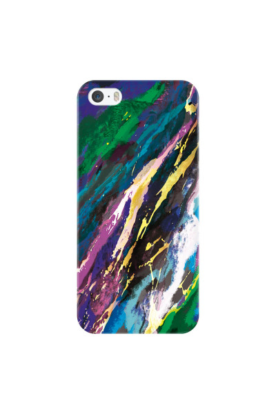 APPLE - iPhone 5S - 3D Snap Case - Marble Emerald Pearl