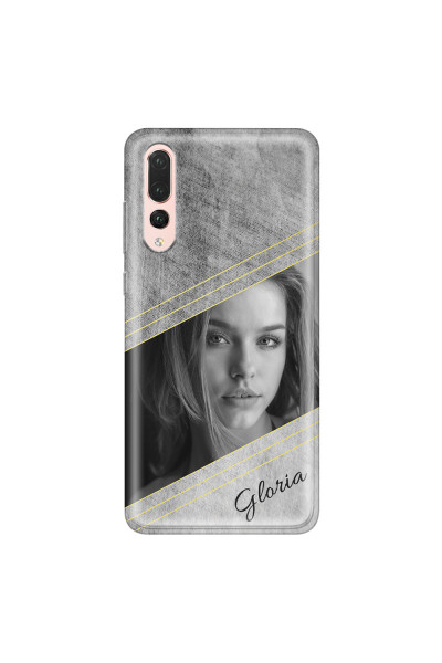HUAWEI - P20 Pro - Soft Clear Case - Geometry Love Photo