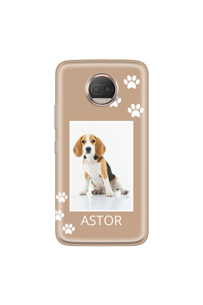 MOTOROLA by LENOVO - Moto G5s Plus - Soft Clear Case - Puppy