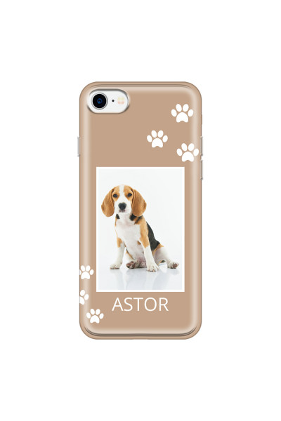 APPLE - iPhone 7 - Soft Clear Case - Puppy