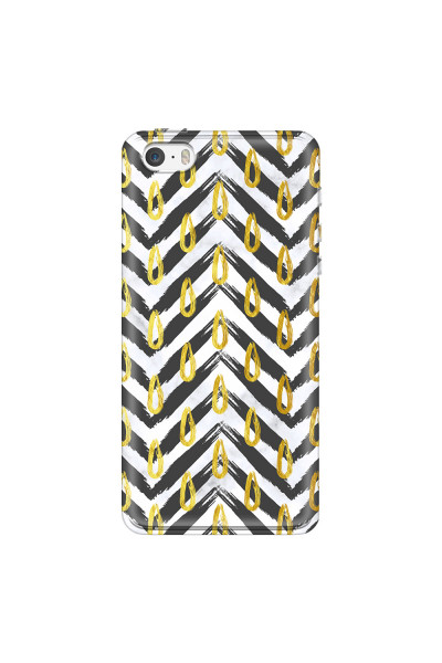 APPLE - iPhone 5S - Soft Clear Case - Exotic Waves