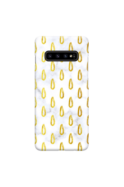 SAMSUNG - Galaxy S10 - 3D Snap Case - Marble Drops