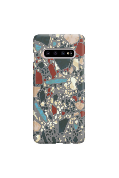 SAMSUNG - Galaxy S10 Plus - 3D Snap Case - Terrazzo Design X