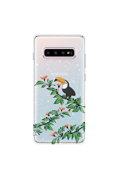 SAMSUNG - Galaxy S10 - Soft Clear Case - Me, The Stars And Toucan