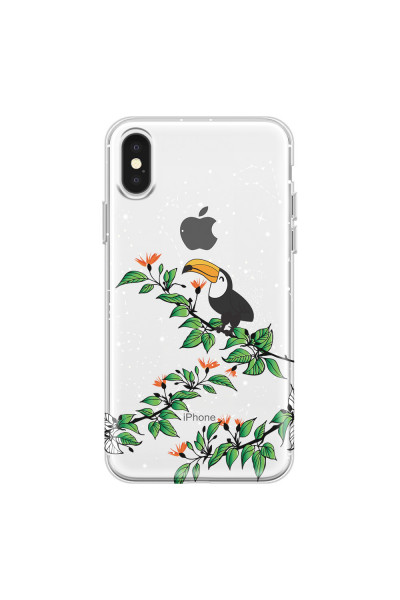 APPLE - iPhone X - Soft Clear Case - Me, The Stars And Toucan