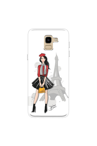 SAMSUNG - Galaxy J6 - Soft Clear Case - Paris With Love