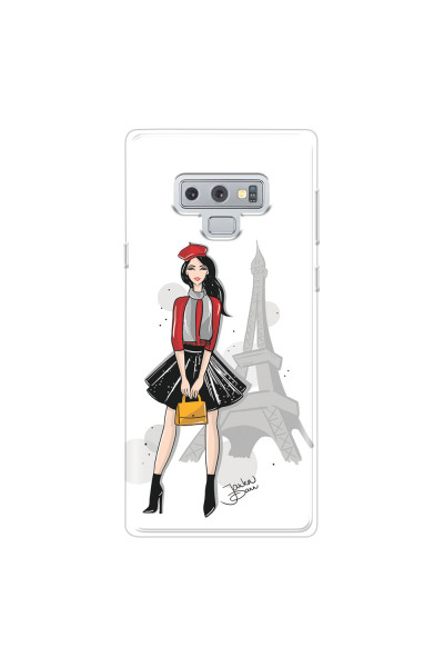 SAMSUNG - Galaxy Note 9 - Soft Clear Case - Paris With Love