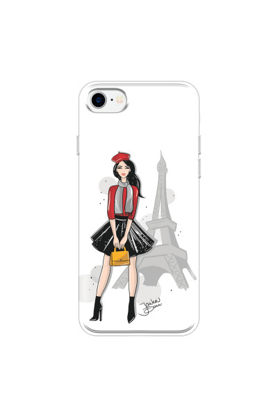 APPLE - iPhone 7 - Soft Clear Case - Paris With Love