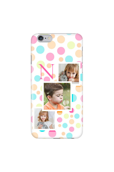 APPLE - iPhone 6S Plus - 3D Snap Case - Cute Dots Initial