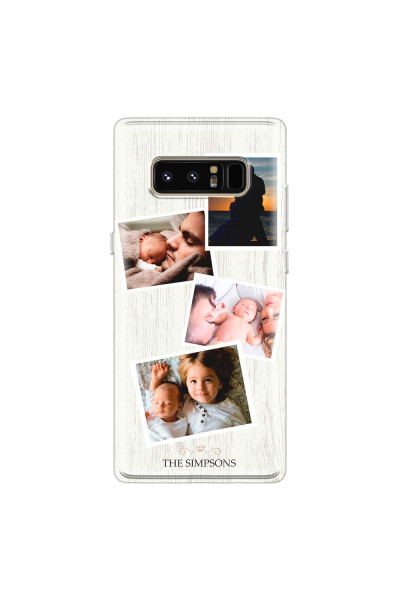 SAMSUNG - Galaxy Note 8 - Soft Clear Case - The Simpsons
