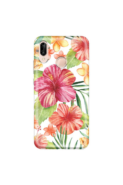 HUAWEI - P20 Lite - Soft Clear Case - Tropical Vibes