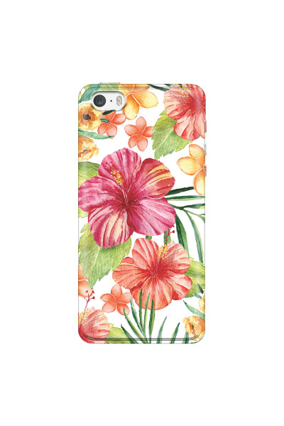 APPLE - iPhone 5S - Soft Clear Case - Tropical Vibes