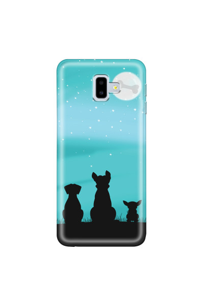 SAMSUNG - Galaxy J6 Plus - Soft Clear Case - Dog's Desire Blue Sky