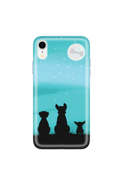 APPLE - iPhone XR - Soft Clear Case - Dog's Desire Blue Sky