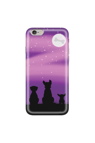APPLE - iPhone 6S Plus - Soft Clear Case - Dog's Desire Violet Sky