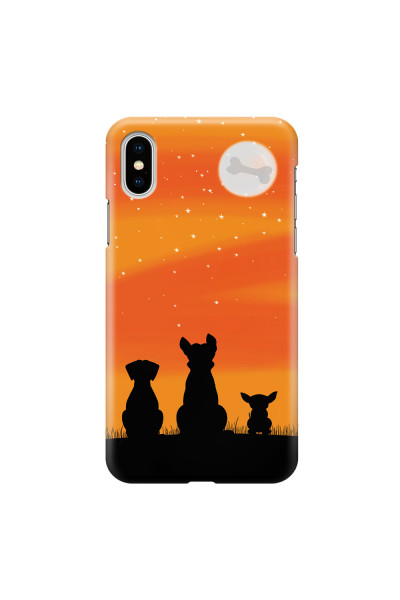 APPLE - iPhone XS Max - 3D Snap Case - Dog's Desire Orange Sky