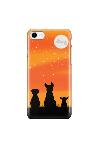 APPLE - iPhone 7 - 3D Snap Case - Dog's Desire Orange Sky
