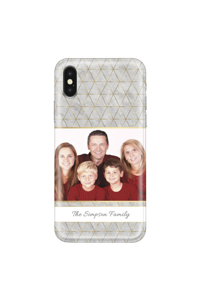APPLE - iPhone XS Max - Soft Clear Case - Happy Family