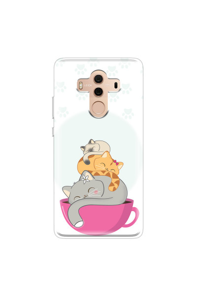 HUAWEI - Mate 10 Pro - Soft Clear Case - Sleep Tight Kitty