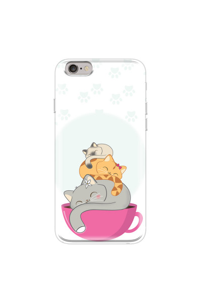 APPLE - iPhone 6S - Soft Clear Case - Sleep Tight Kitty