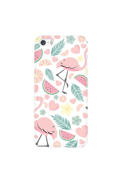 APPLE - iPhone 5S - 3D Snap Case - Tropical Flamingo III