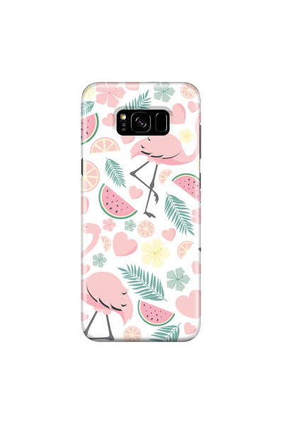 SAMSUNG - Galaxy S8 Plus - 3D Snap Case - Tropical Flamingo III