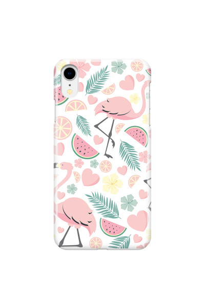 APPLE - iPhone XR - 3D Snap Case - Tropical Flamingo III