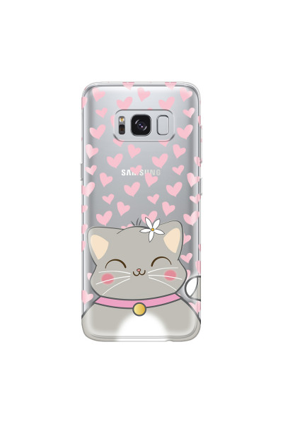 SAMSUNG - Galaxy S8 Plus - Soft Clear Case - Kitty