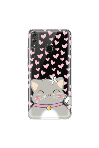 HONOR - Honor 8X - Soft Clear Case - Kitty
