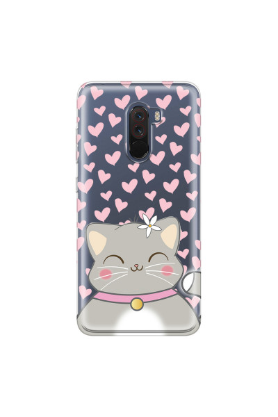 XIAOMI - Pocophone F1 - Soft Clear Case - Kitty