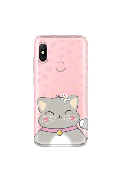XIAOMI - Redmi Note 6 Pro - Soft Clear Case - Kitty