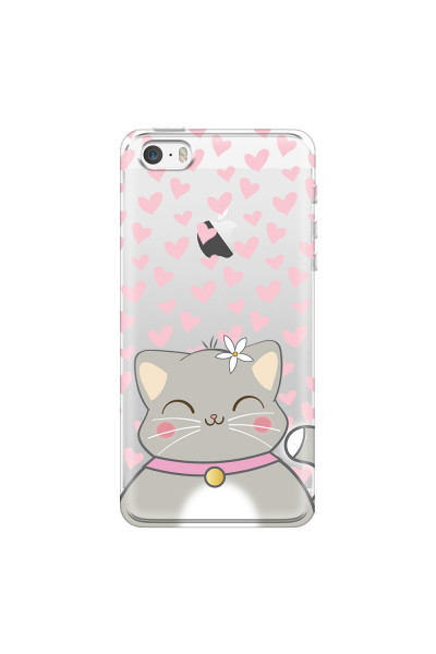 APPLE - iPhone 5S - Soft Clear Case - Kitty