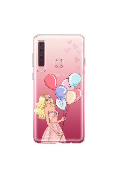 SAMSUNG - Galaxy A9 2018 - Soft Clear Case - Balloon Party