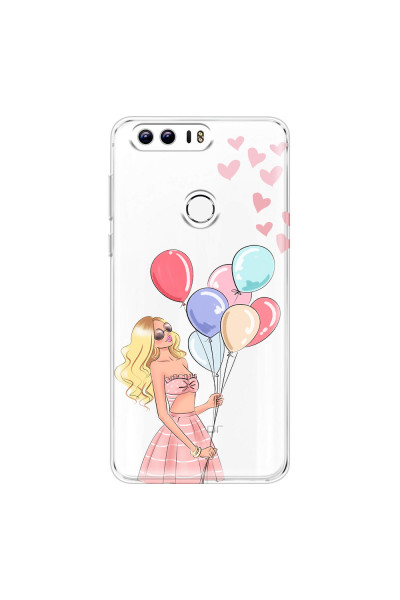 HONOR - Honor 8 - Soft Clear Case - Balloon Party