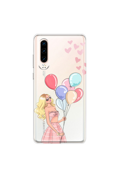 HUAWEI - P30 - Soft Clear Case - Balloon Party