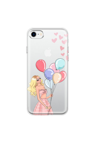 APPLE - iPhone 7 - Soft Clear Case - Balloon Party