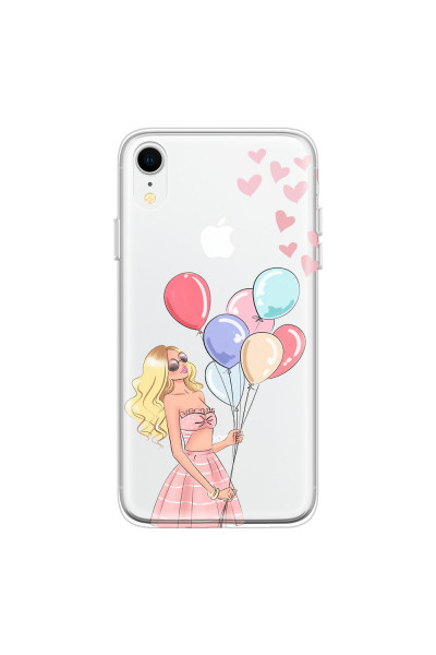 APPLE - iPhone XR - Soft Clear Case - Balloon Party