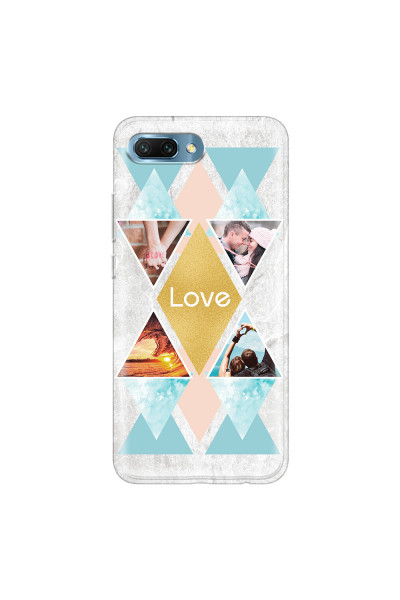 HONOR - Honor 10 - Soft Clear Case - Triangle Love Photo