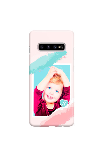 SAMSUNG - Galaxy S10 Plus - 3D Snap Case - Kids Initial Photo