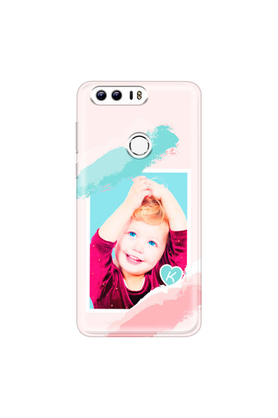 HONOR - Honor 8 - Soft Clear Case - Kids Initial Photo
