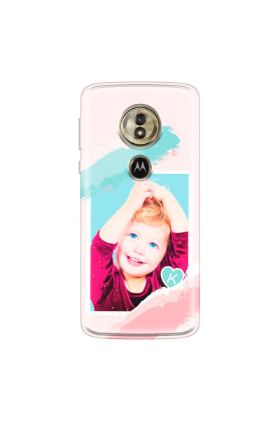 MOTOROLA by LENOVO - Moto G6 Play - Soft Clear Case - Kids Initial Photo