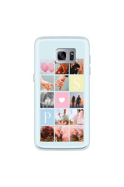SAMSUNG - Galaxy S7 Edge - Soft Clear Case - Insta Love Photo Linked