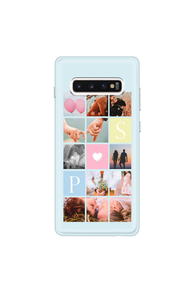 SAMSUNG - Galaxy S10 Plus - Soft Clear Case - Insta Love Photo Linked