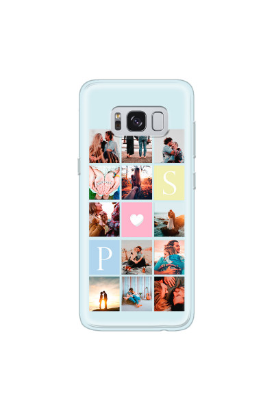 SAMSUNG - Galaxy S8 Plus - Soft Clear Case - Insta Love Photo